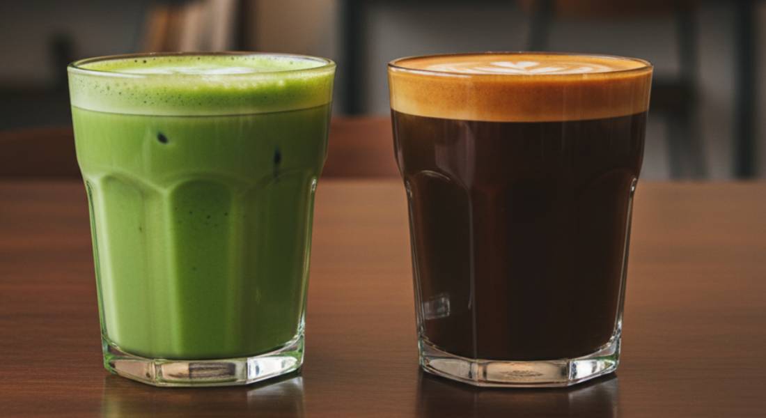 مقایسه ماچا و قهوه از نظر انرژی و سلامتی